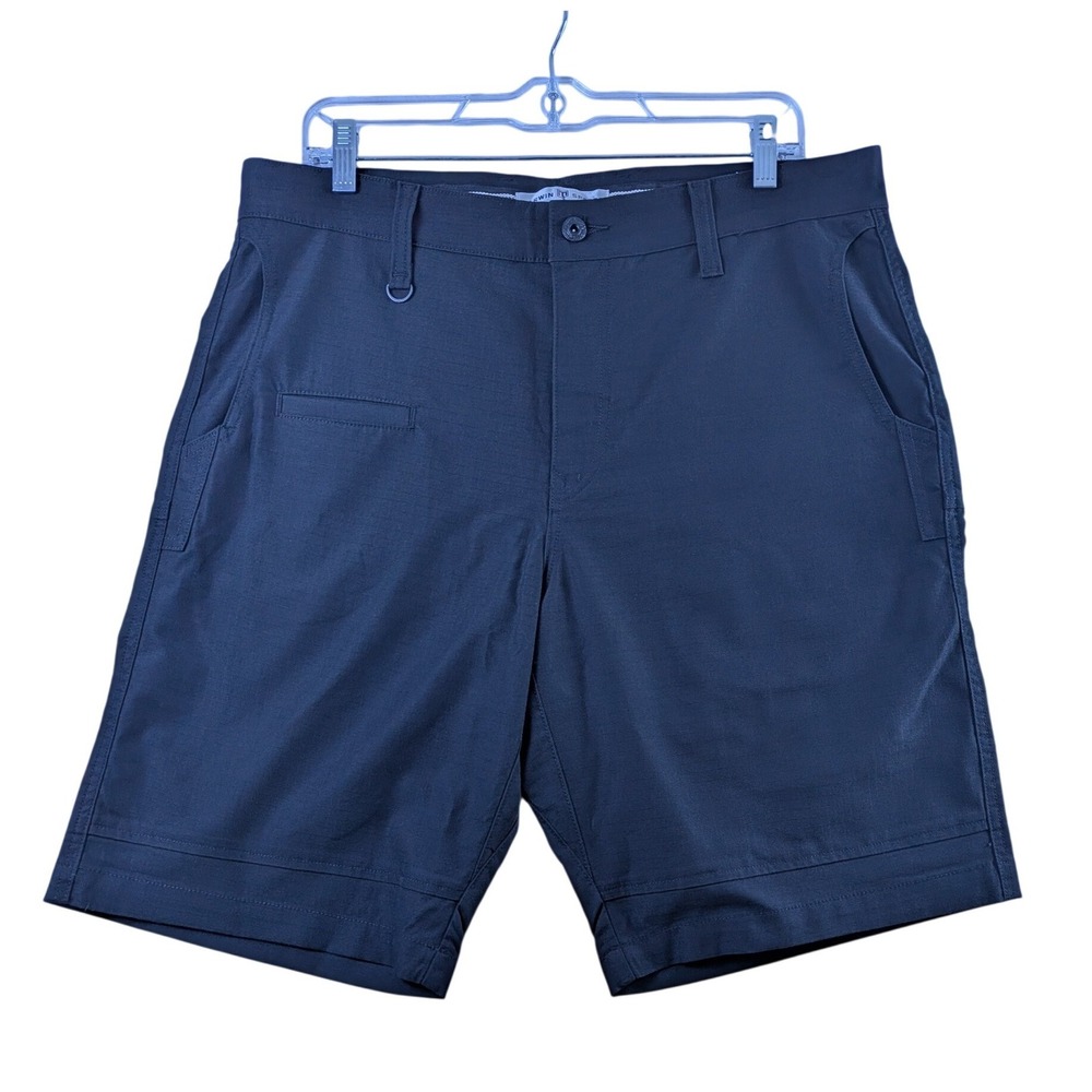Marwin Sports Cargo Shorts Mens 34 Black C8.R Corvette Racing‎ 624 Regular Fit